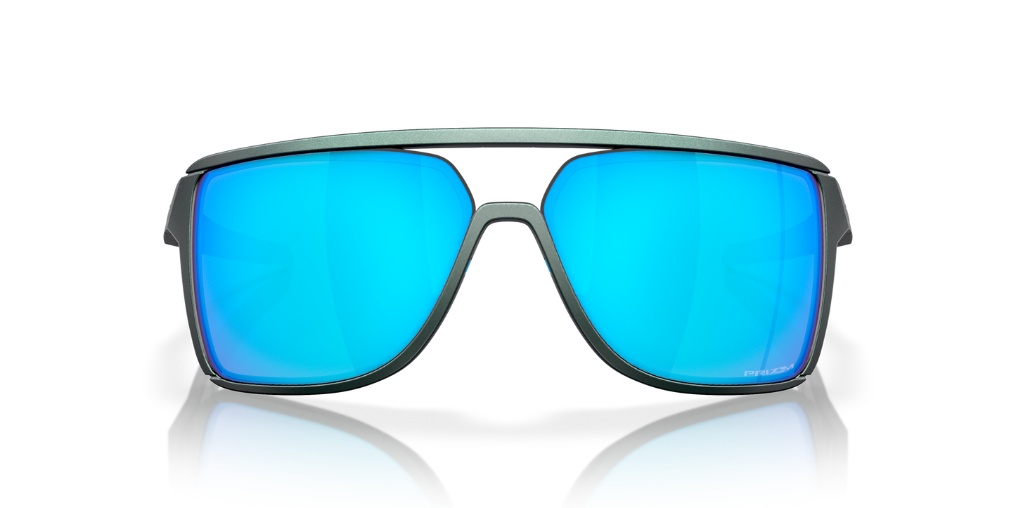 [Prizm Sapphire Lenses, Matte Silver/Blue Colorshift Frame]