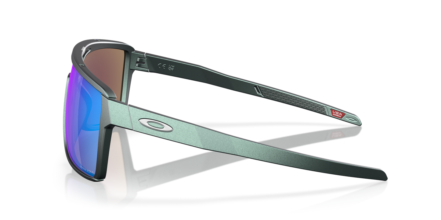 [Prizm Sapphire Lenses, Matte Silver/Blue Colorshift Frame]