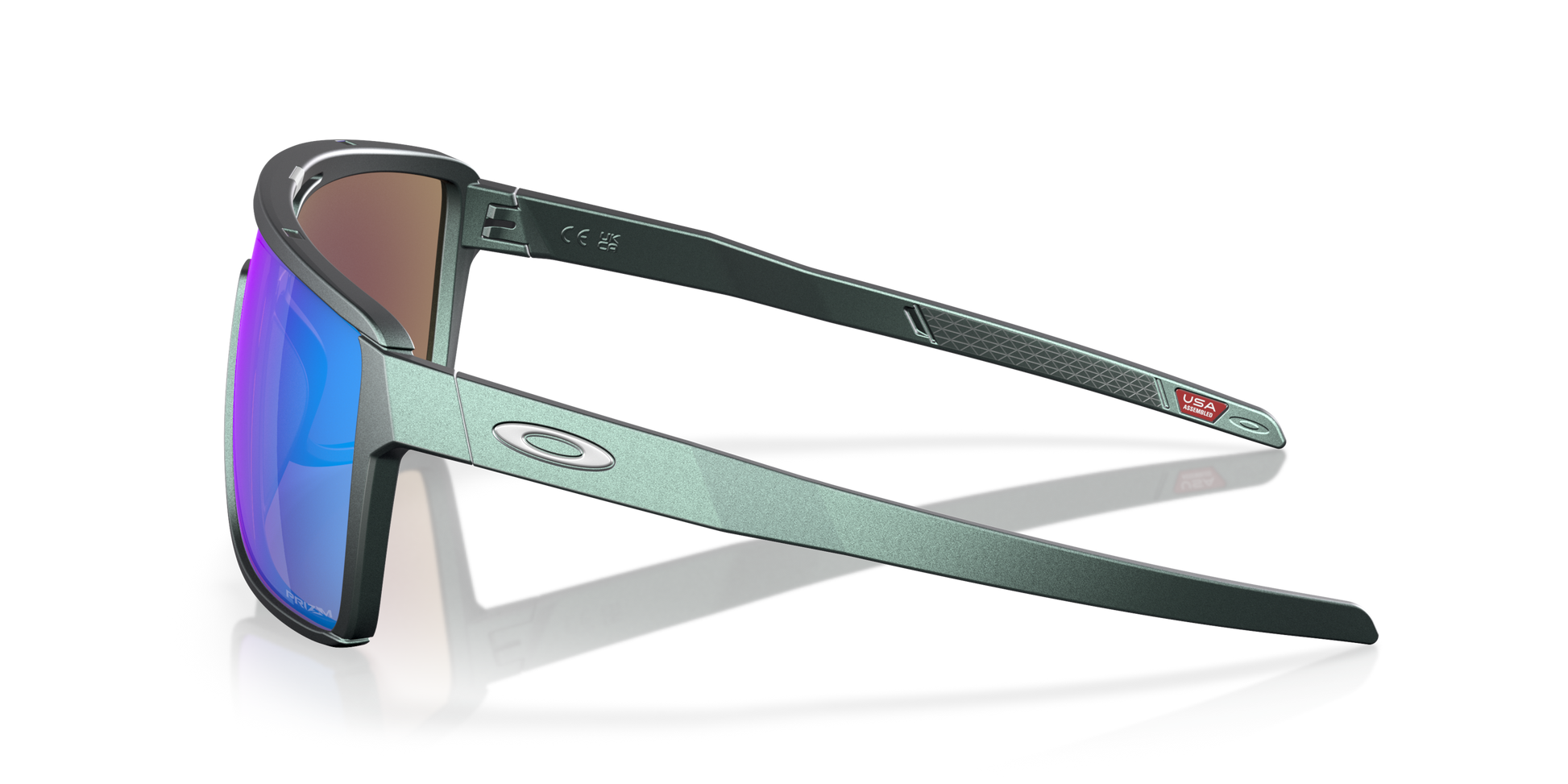 [Prizm Sapphire Lenses, Matte Silver/Blue Colorshift Frame]