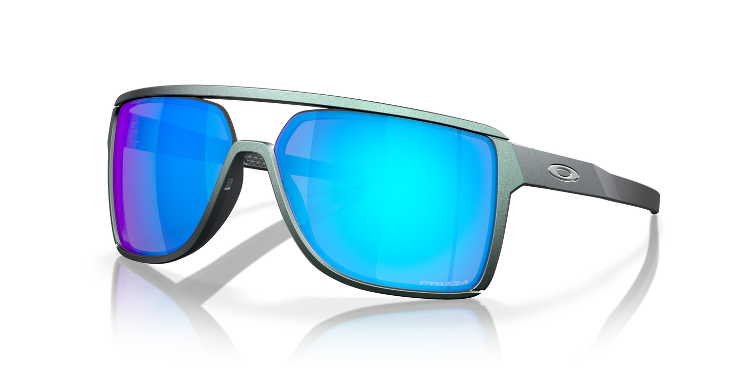 [Prizm Sapphire Lenses, Matte Silver/Blue Colorshift Frame]