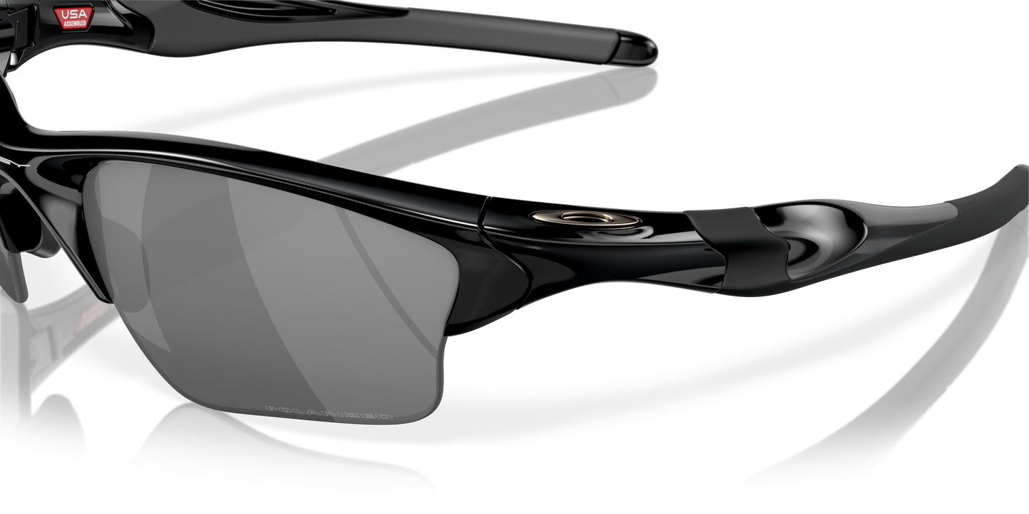 [Black Iridium Polarized Lenses, Polished Black Frame]