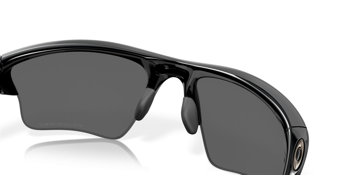 [Black Iridium Polarized Lenses, Polished Black Frame]