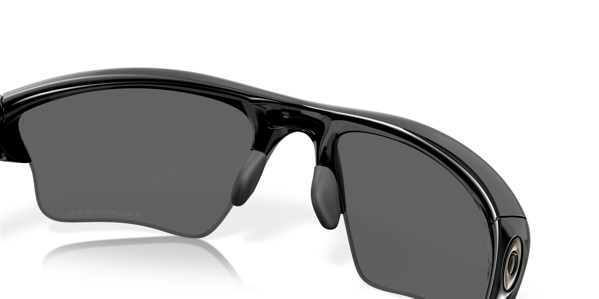 [Black Iridium Polarized Lenses, Polished Black Frame]