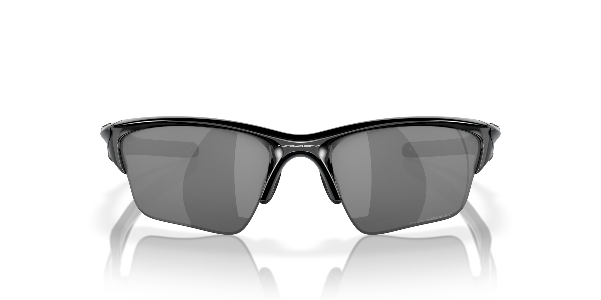 [Black Iridium Polarized Lenses, Polished Black Frame]