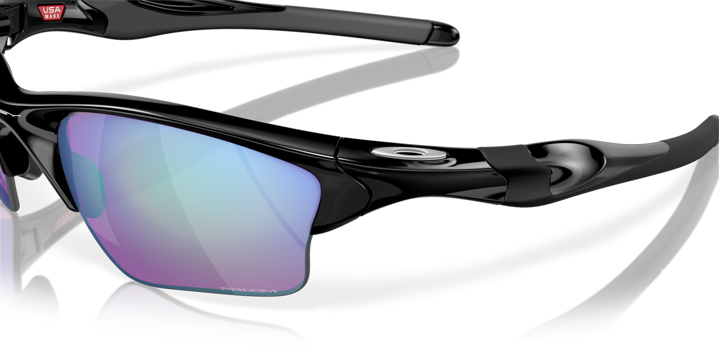 [Prizm Golf Lenses, Polished Black Frame]