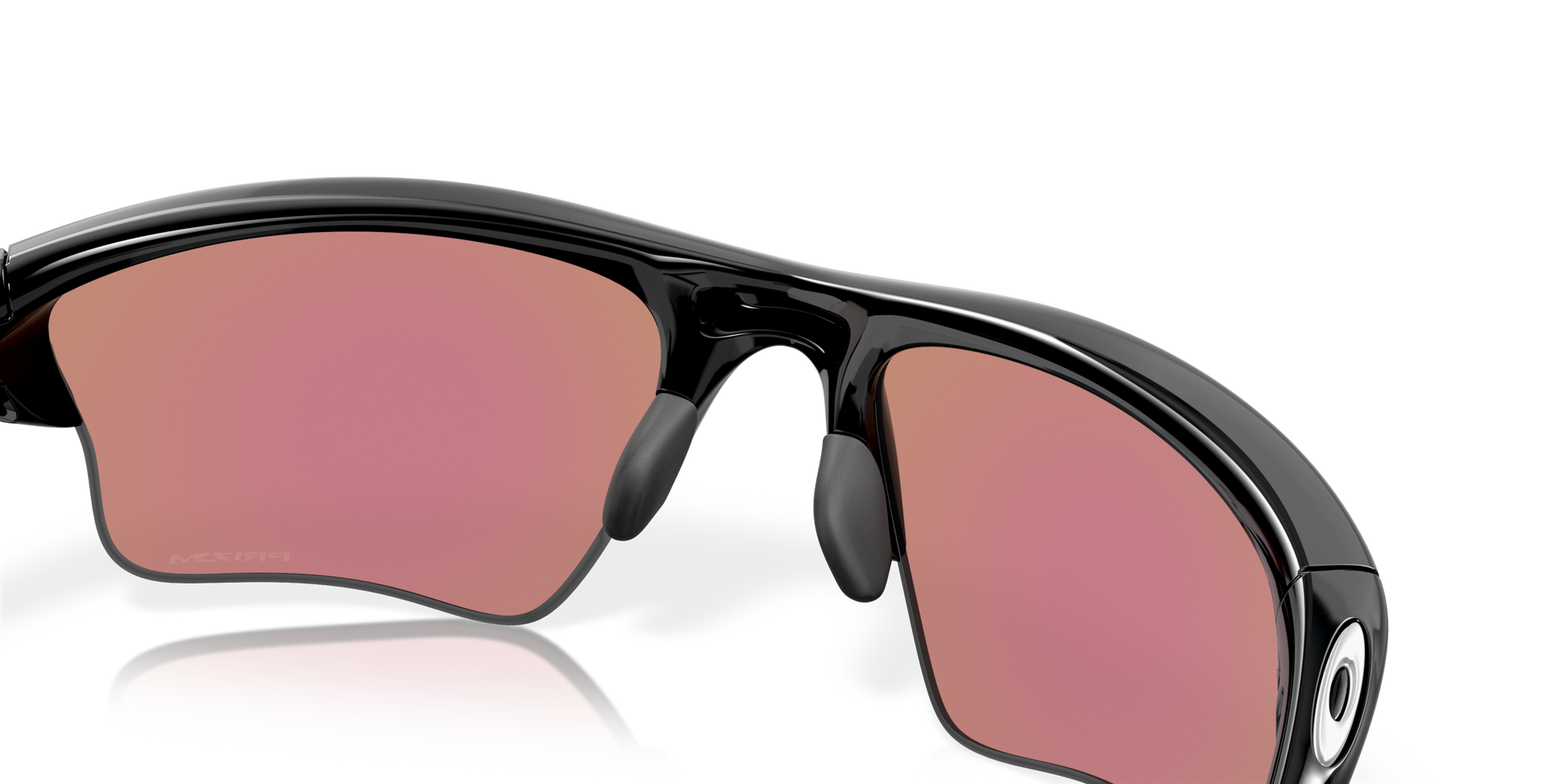 [Prizm Golf Lenses, Polished Black Frame]