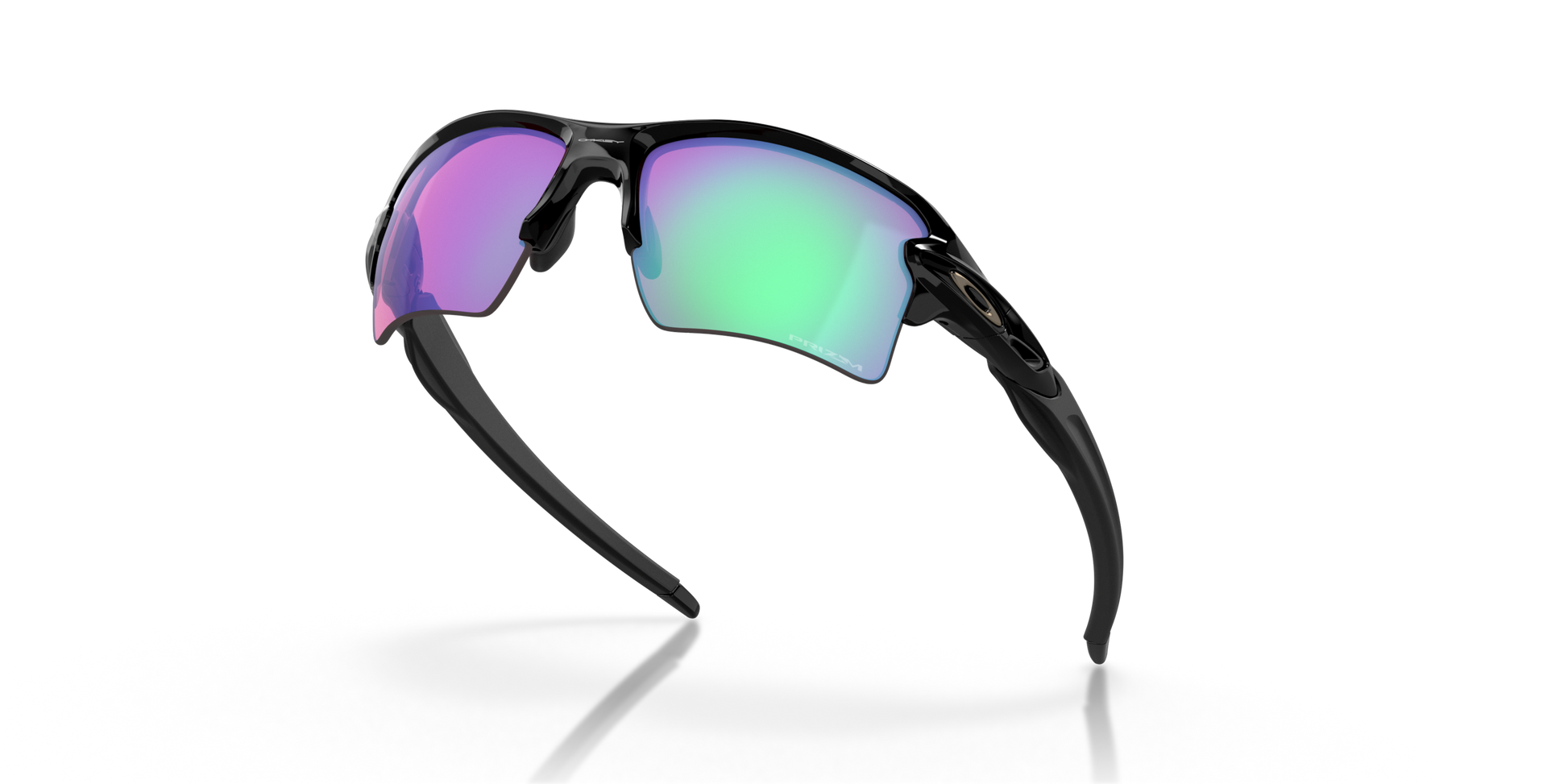 [Prizm Golf Lenses, Polished Black Frame]