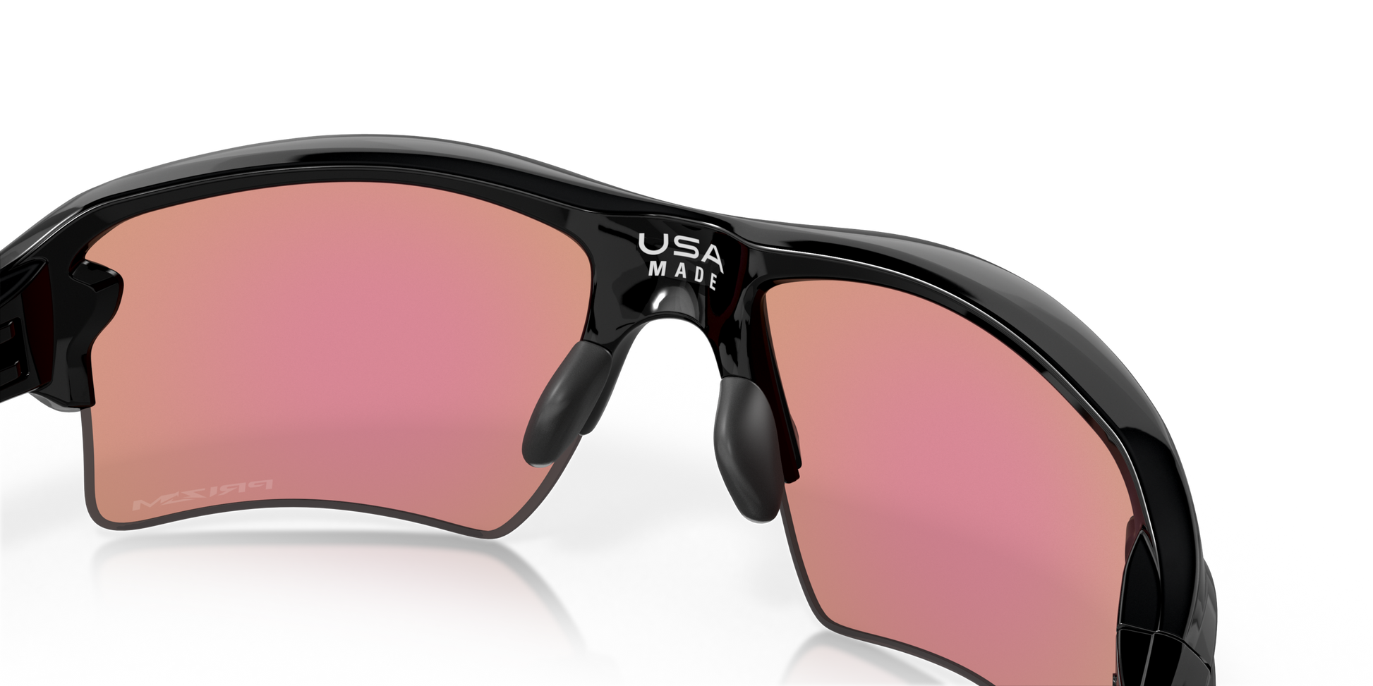 [Prizm Golf Lenses, Polished Black Frame]