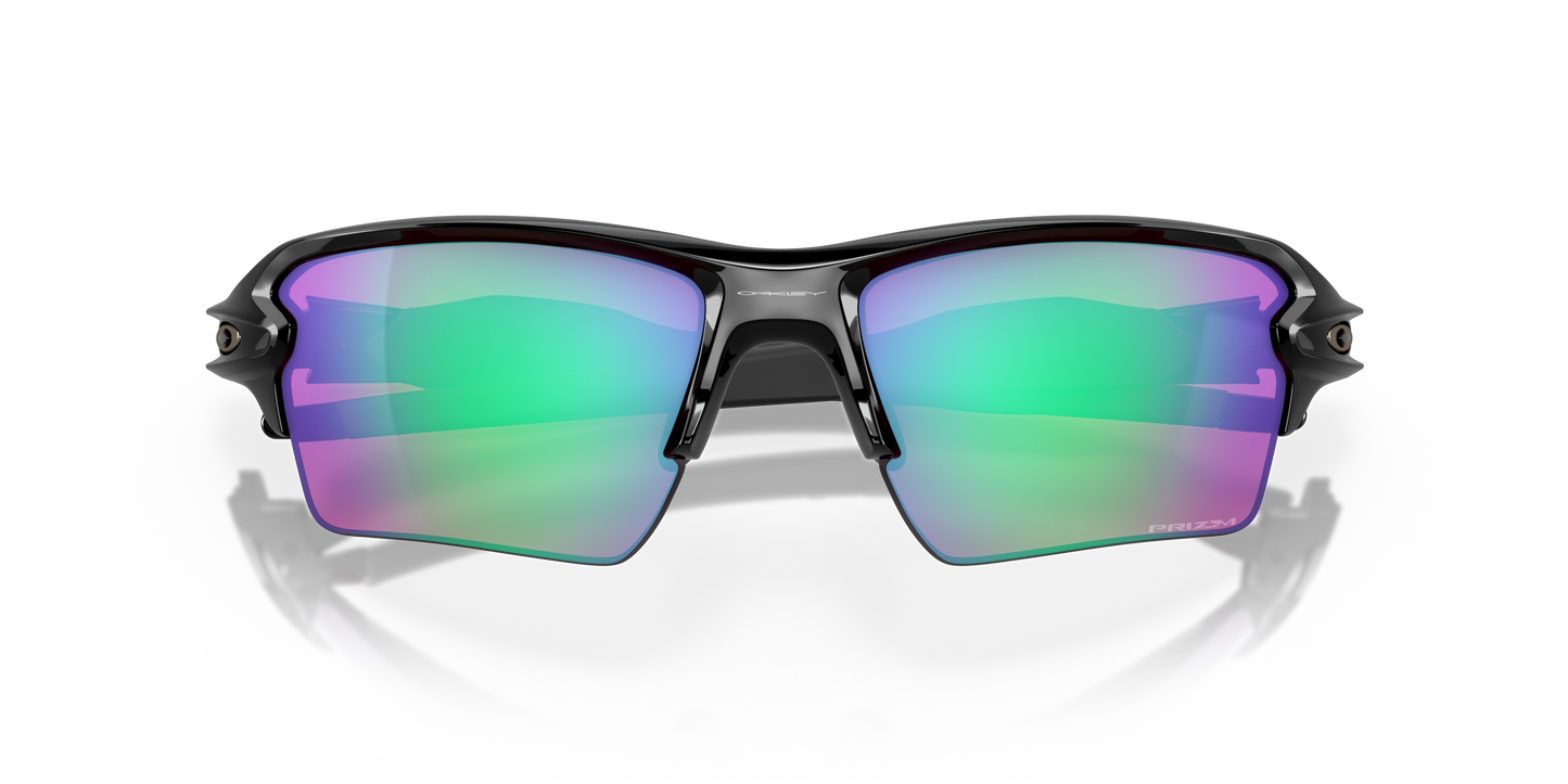 [Prizm Golf Lenses, Polished Black Frame]