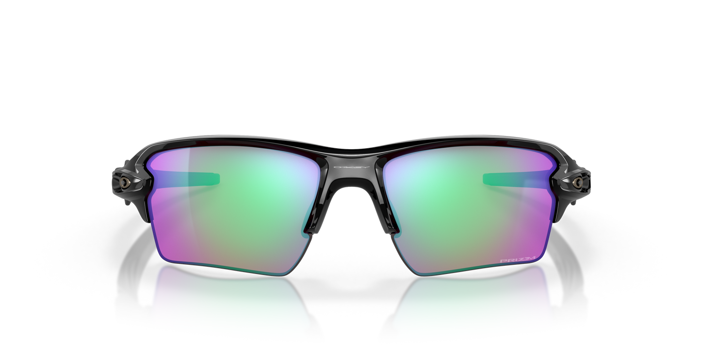 [Prizm Golf Lenses, Polished Black Frame]