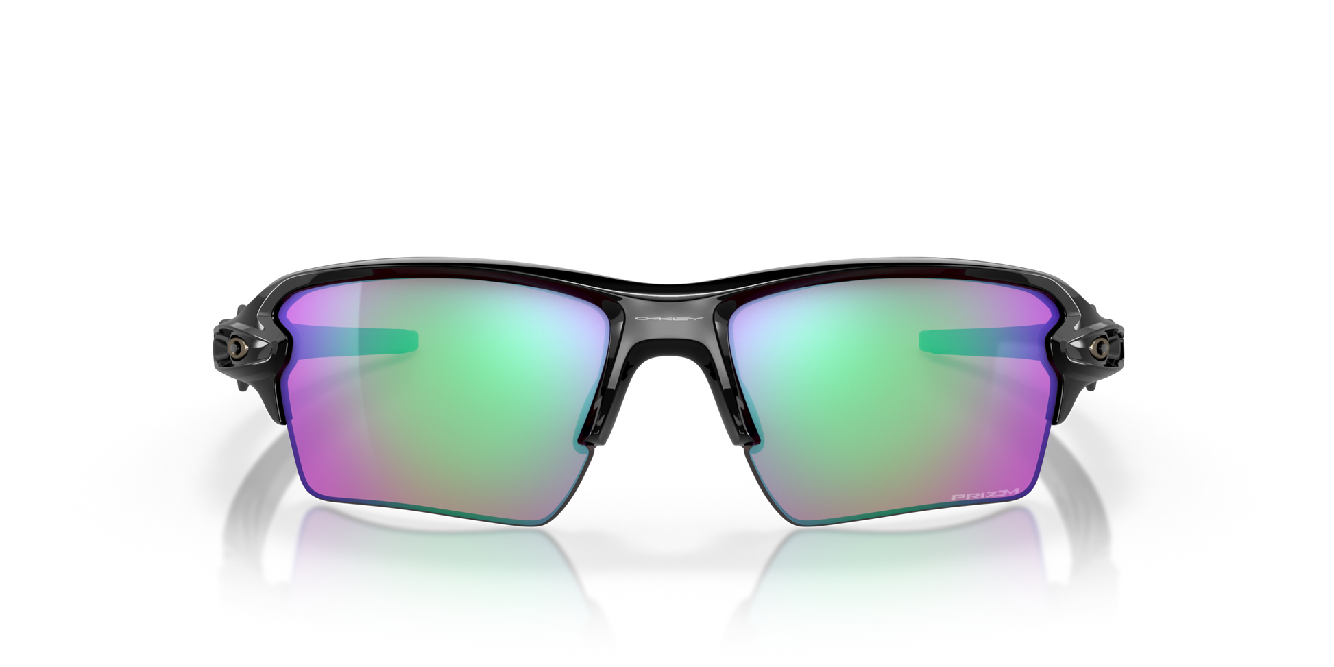 [Prizm Golf Lenses, Polished Black Frame]