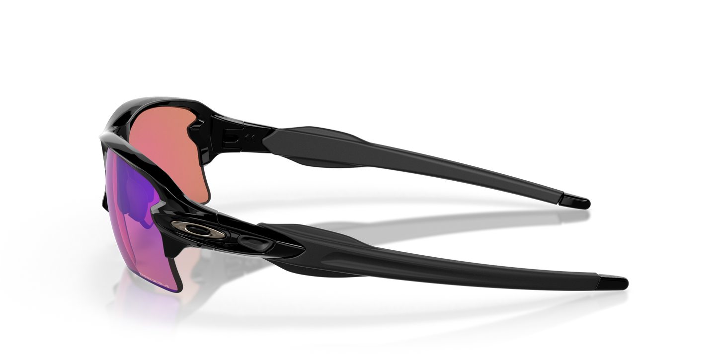 [Prizm Golf Lenses, Polished Black Frame]