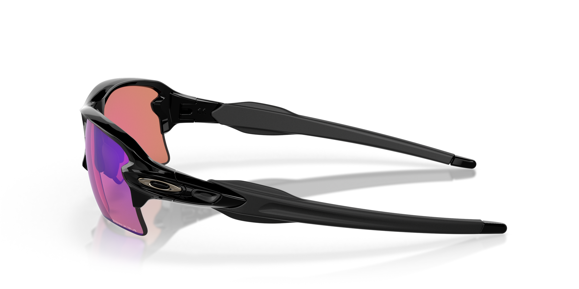 [Prizm Golf Lenses, Polished Black Frame]