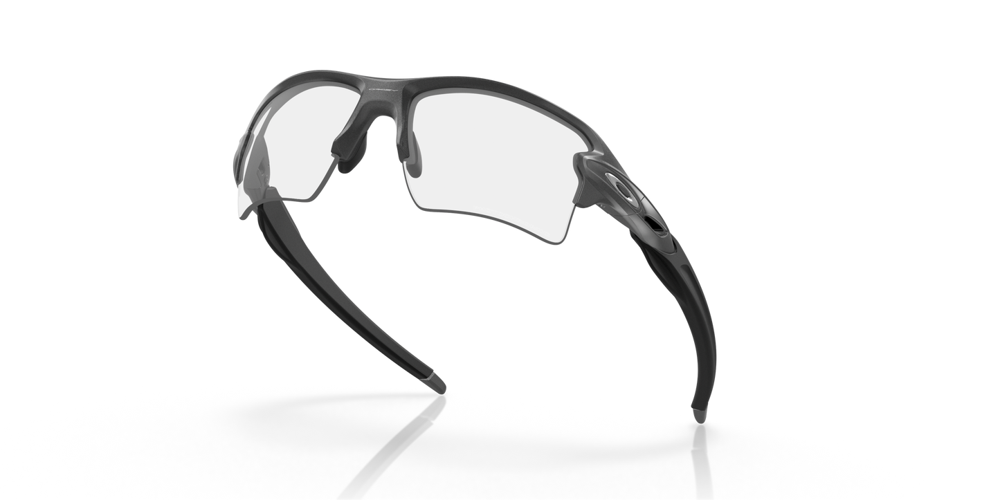[Clear To Black Iridium Photochromic Lenses, Steel Frame]