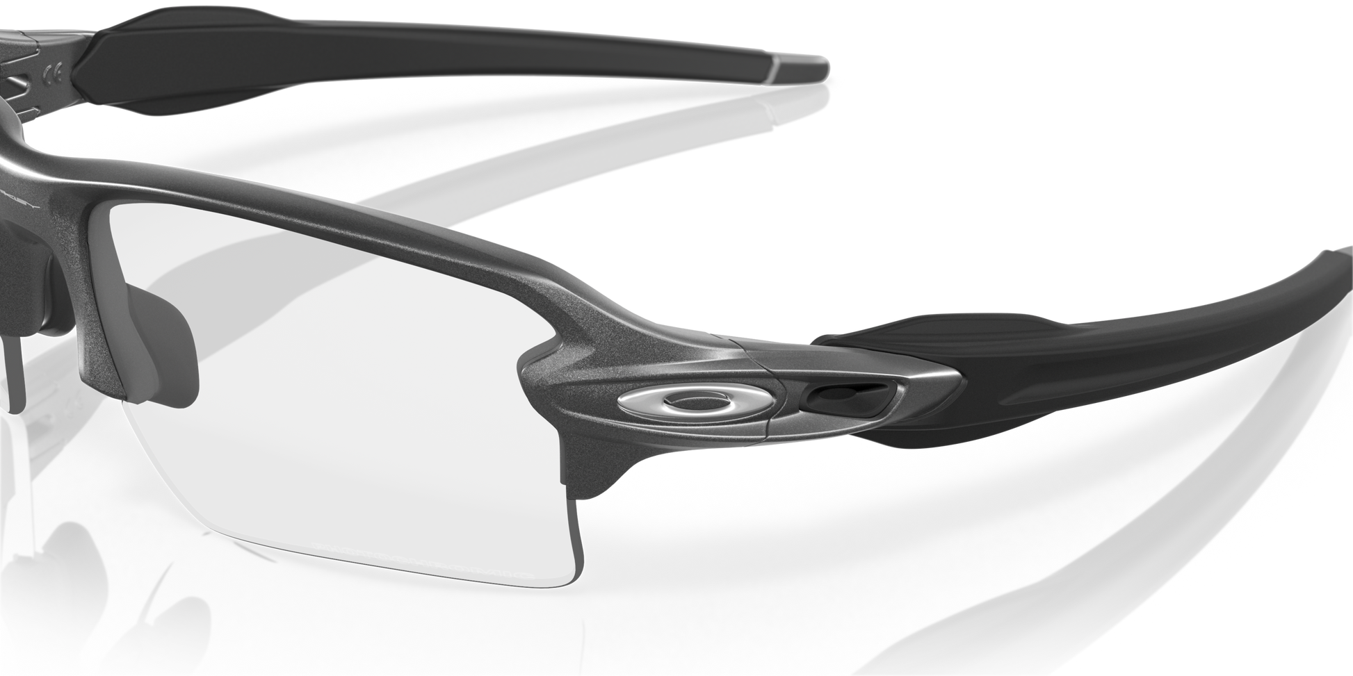 [Clear To Black Iridium Photochromic Lenses, Steel Frame]