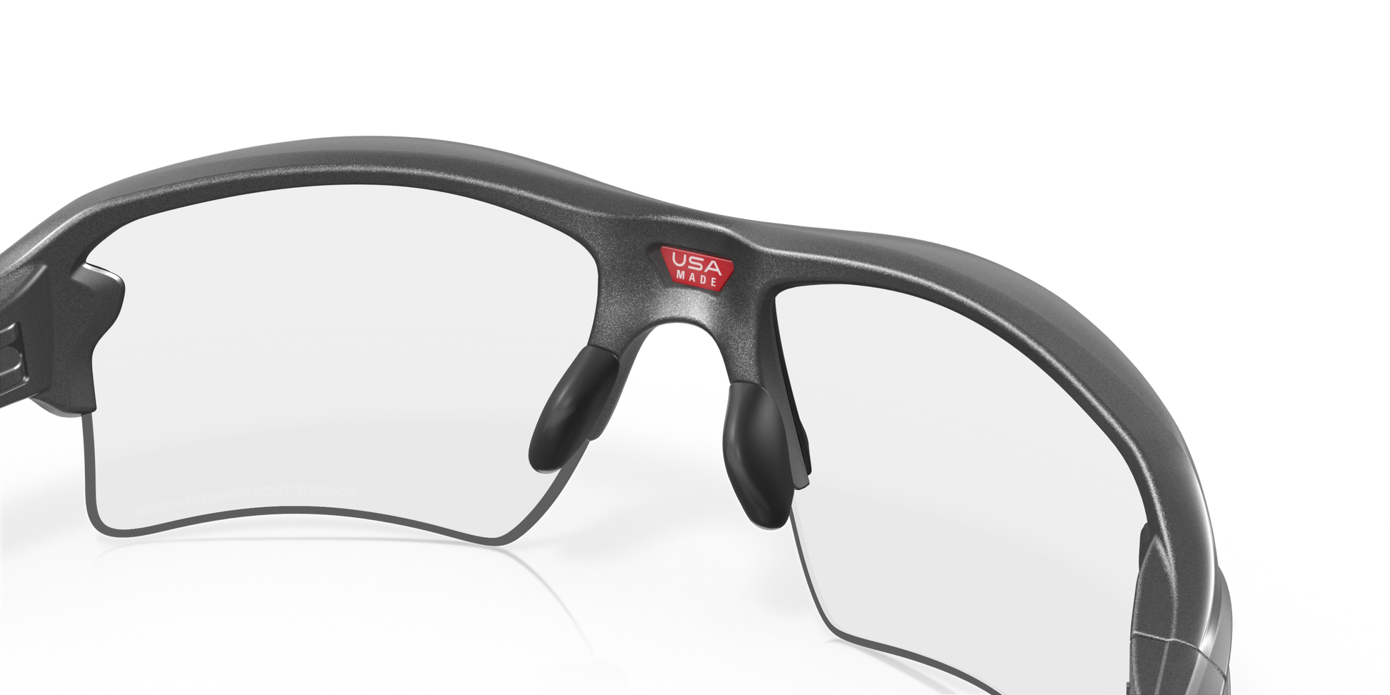 [Clear To Black Iridium Photochromic Lenses, Steel Frame]