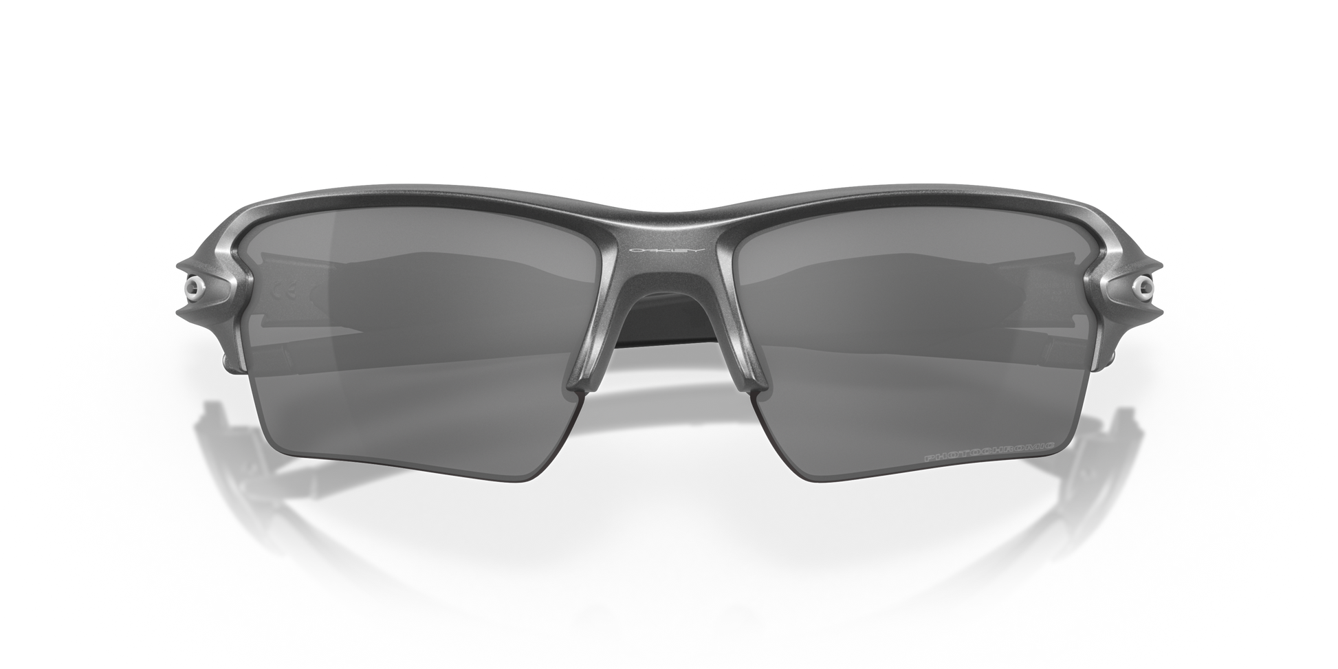 [Clear To Black Iridium Photochromic Lenses, Steel Frame]