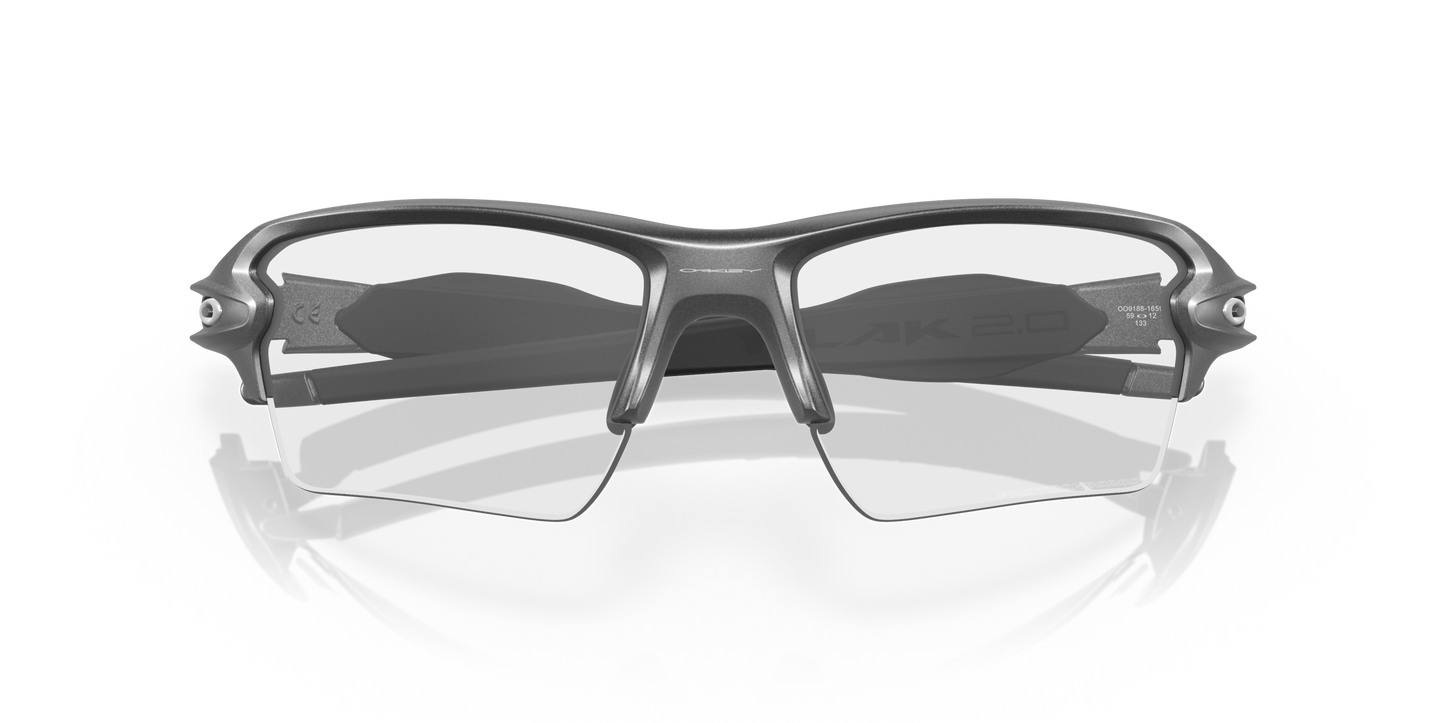 [Clear To Black Iridium Photochromic Lenses, Steel Frame]