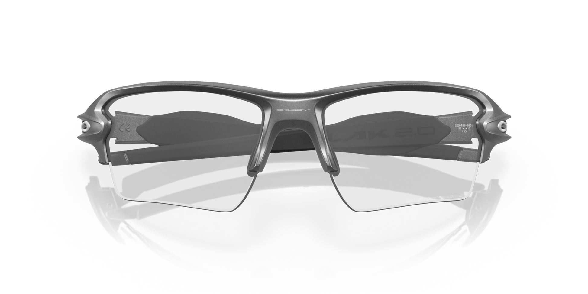 [Clear To Black Iridium Photochromic Lenses, Steel Frame]