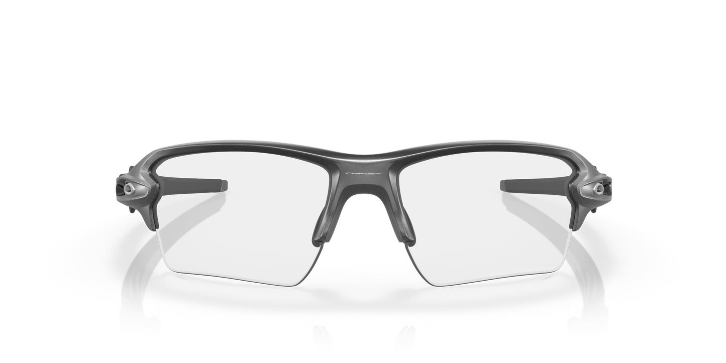[Clear To Black Iridium Photochromic Lenses, Steel Frame]