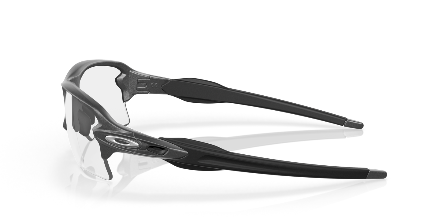[Clear To Black Iridium Photochromic Lenses, Steel Frame]