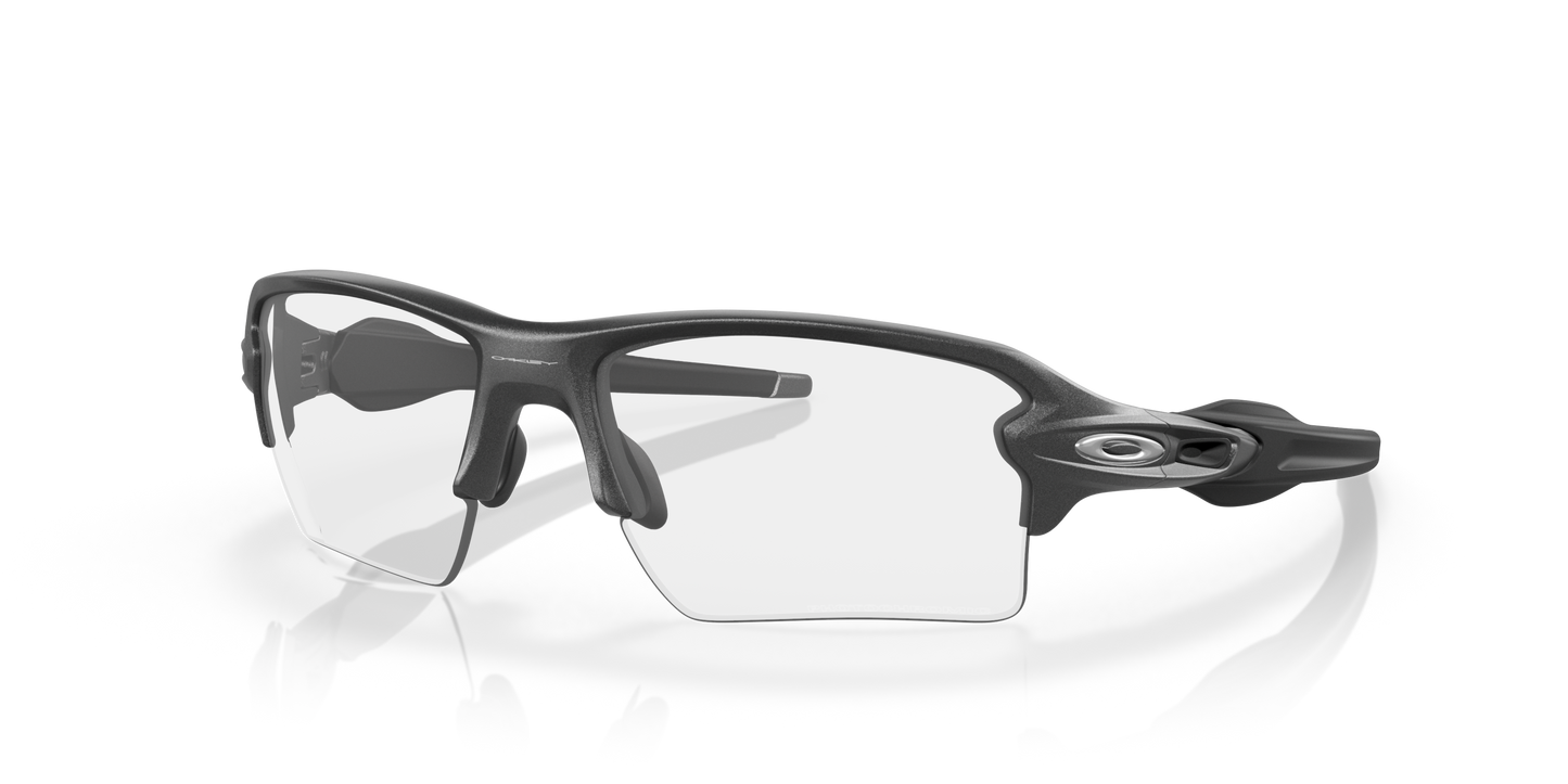 [Clear To Black Iridium Photochromic Lenses, Steel Frame]