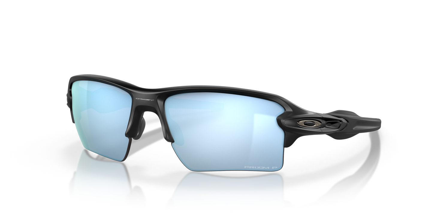 [Prizm Deep Water Polarized Lenses, Matte Black Frame]
