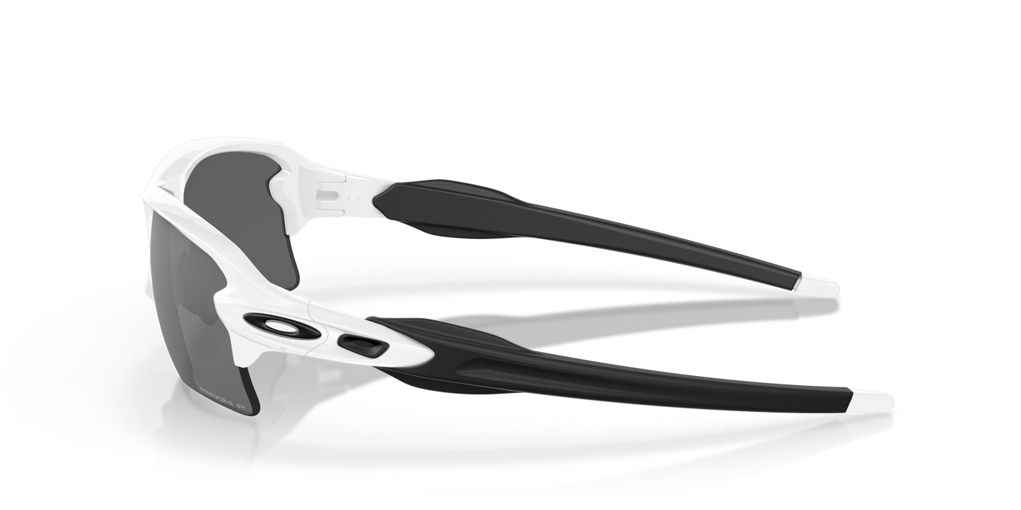 [Prizm Black Polarized Lenses, Polished White Frame]