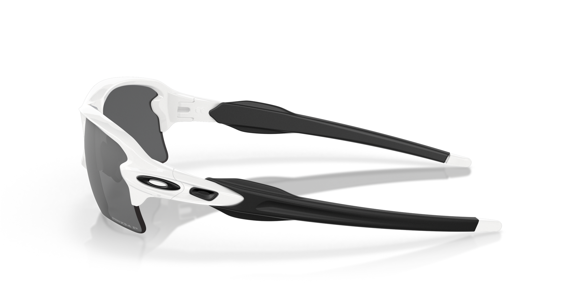 [Prizm Black Polarized Lenses, Polished White Frame]