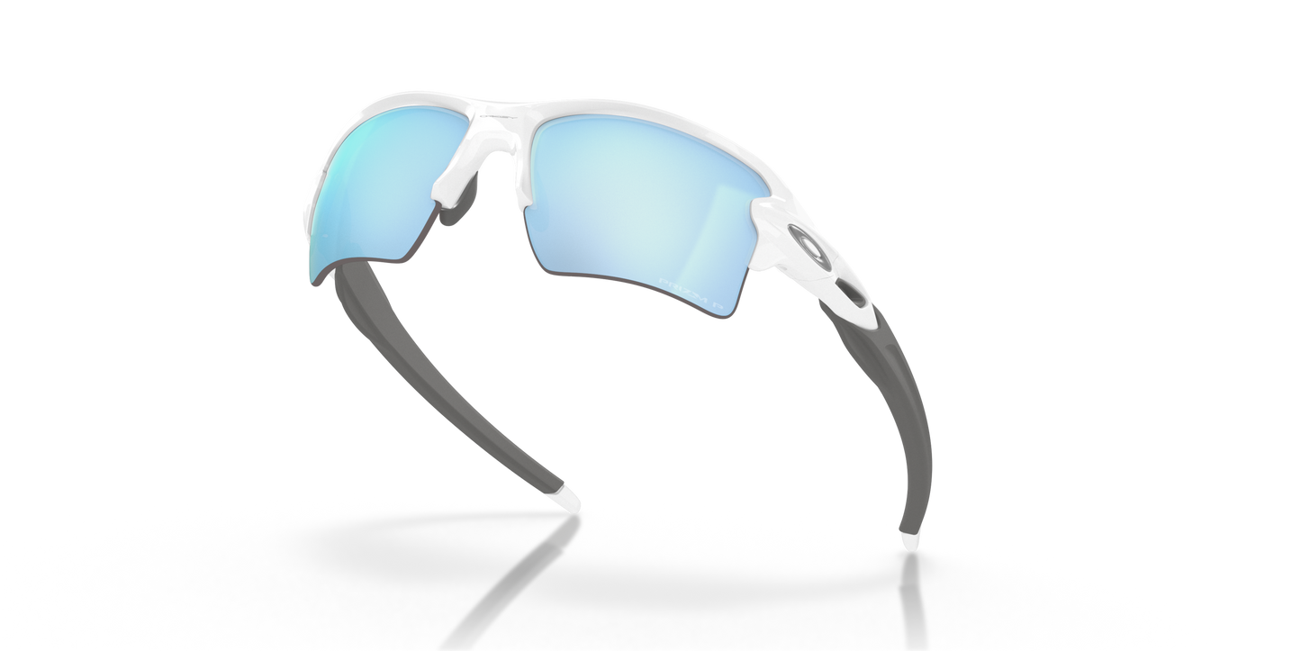 [Prizm Deep Water Polarized Lenses, Polished White Frame]