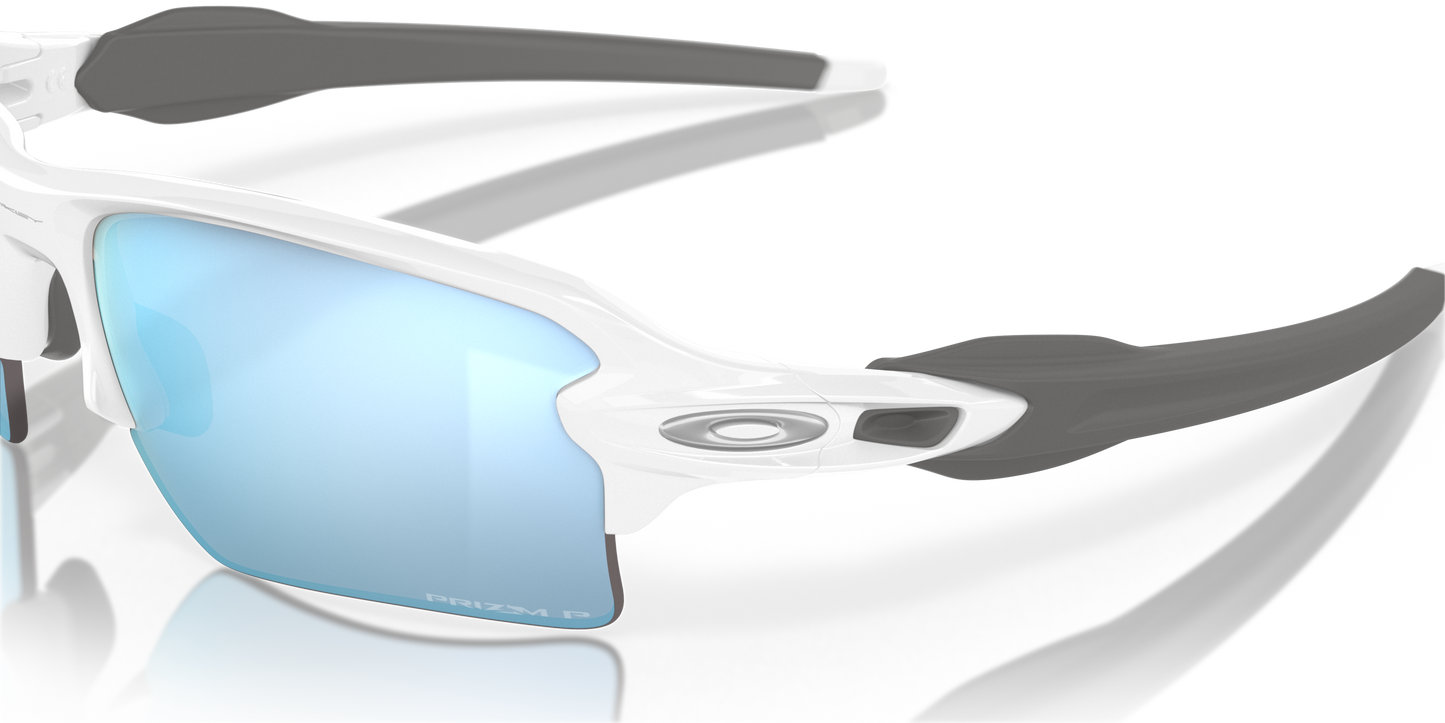 [Prizm Deep Water Polarized Lenses, Polished White Frame]