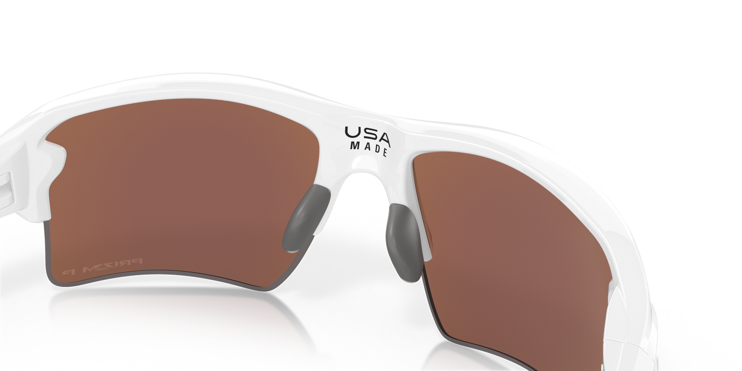 [Prizm Deep Water Polarized Lenses, Polished White Frame]