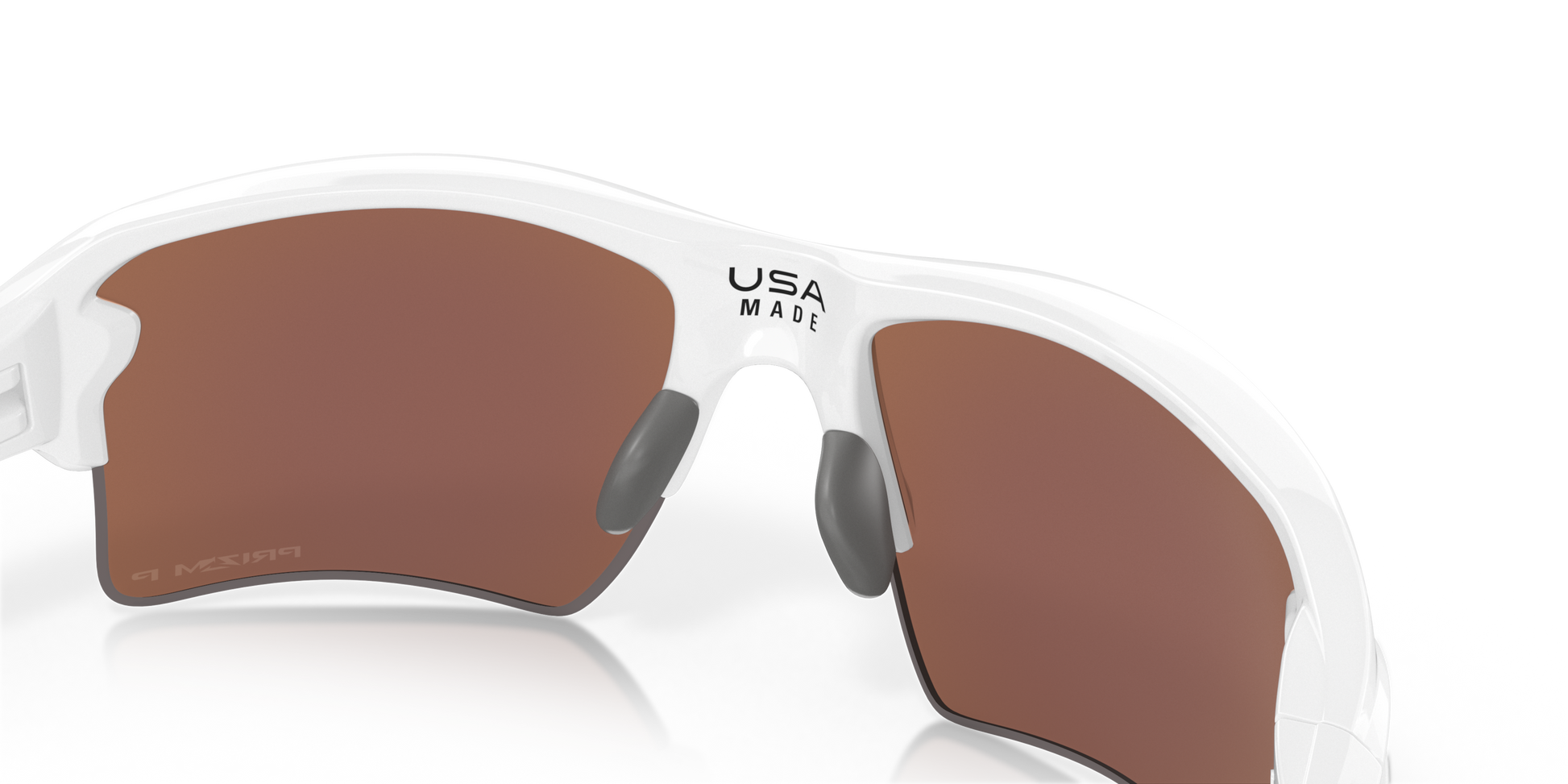 [Prizm Deep Water Polarized Lenses, Polished White Frame]