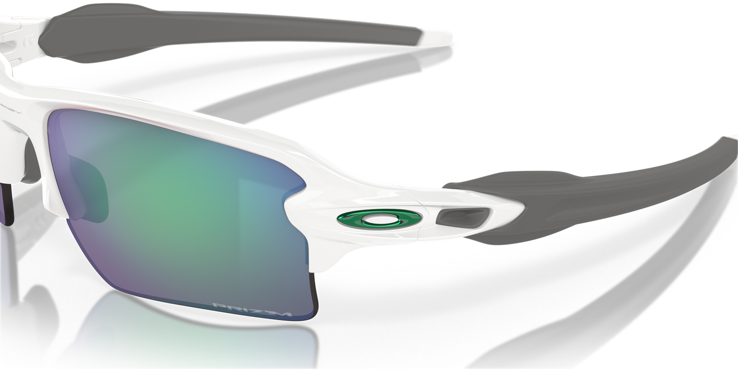 [Prizm Jade Lenses, Polished White Frame]