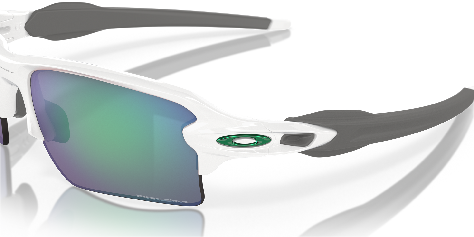[Prizm Jade Lenses, Polished White Frame]