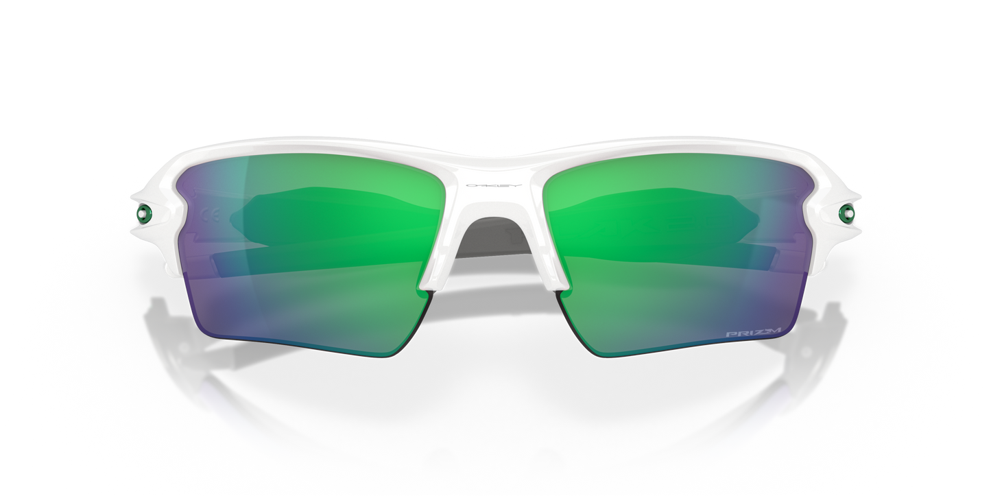 [Prizm Jade Lenses, Polished White Frame]