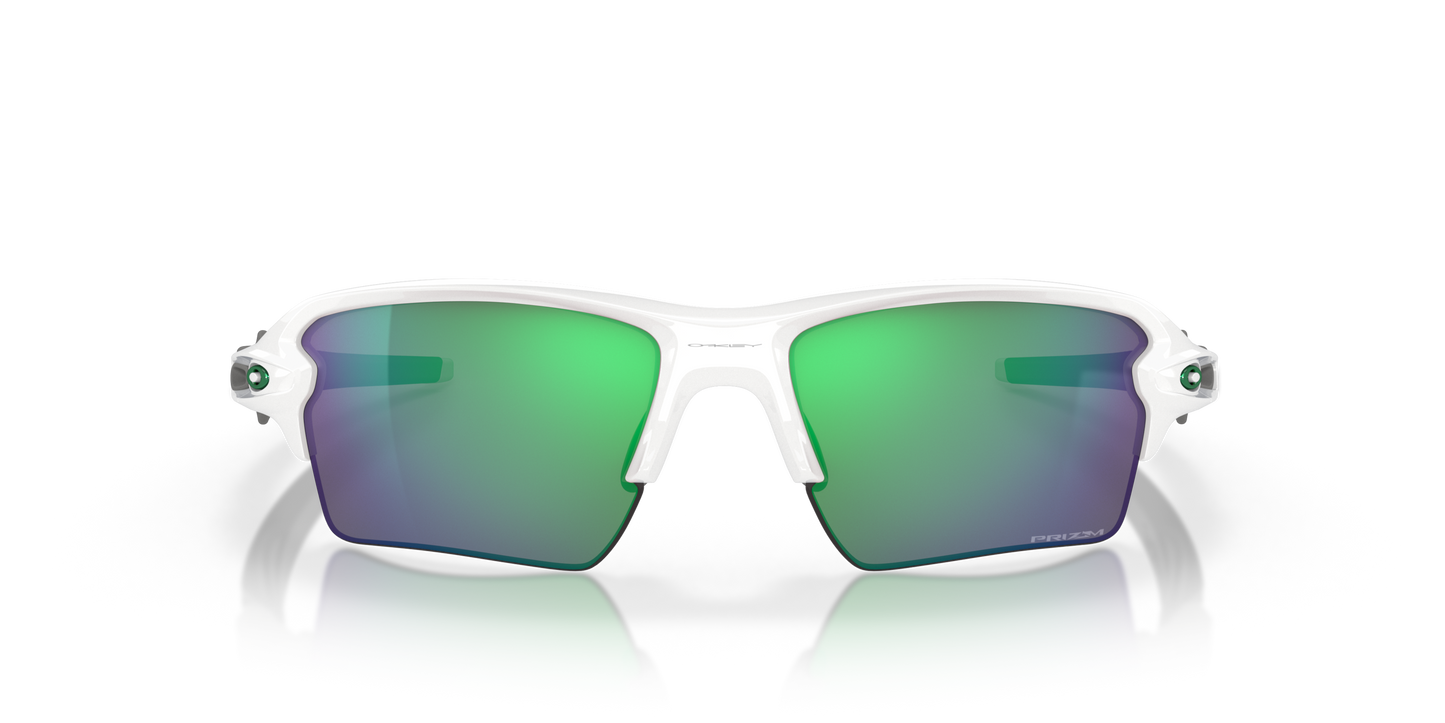 [Prizm Jade Lenses, Polished White Frame]