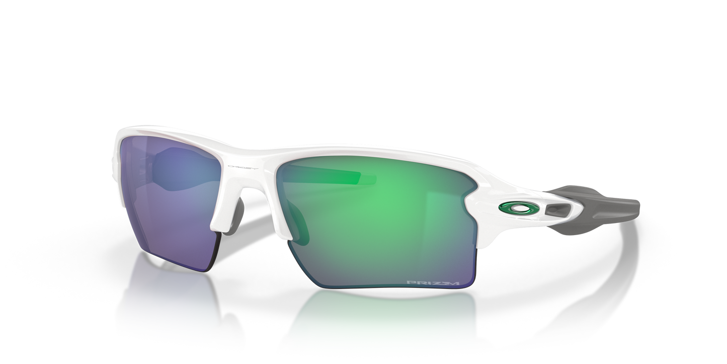 [Prizm Jade Lenses, Polished White Frame]