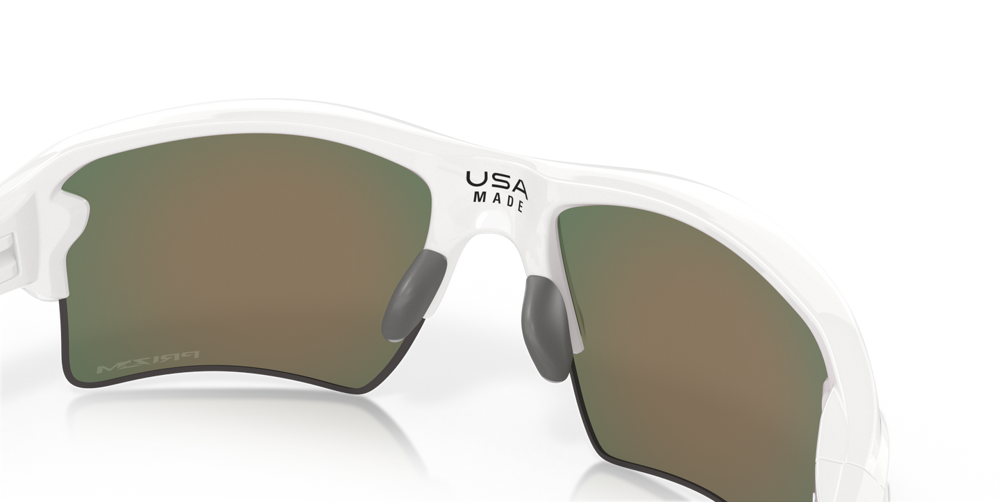 [Prizm Ruby Lenses, Polished White Frame]