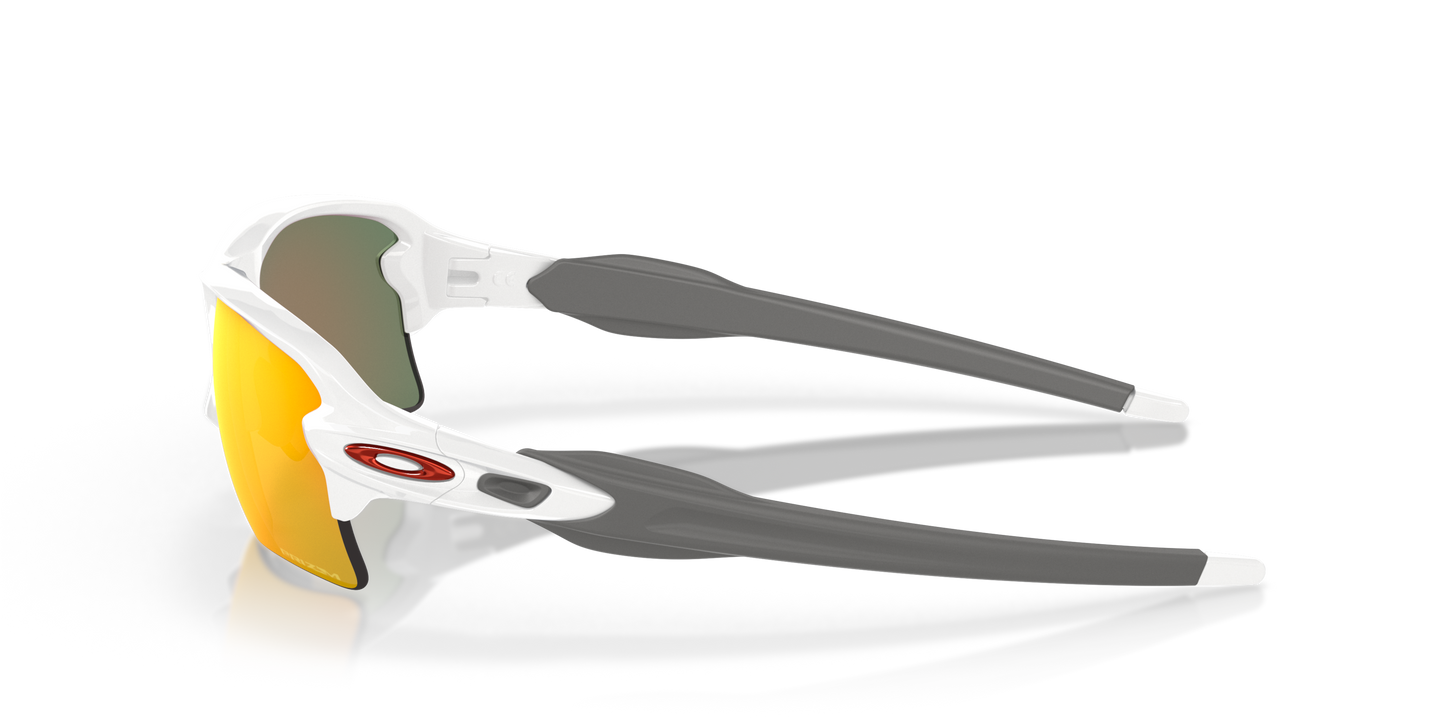 [Prizm Ruby Lenses, Polished White Frame]