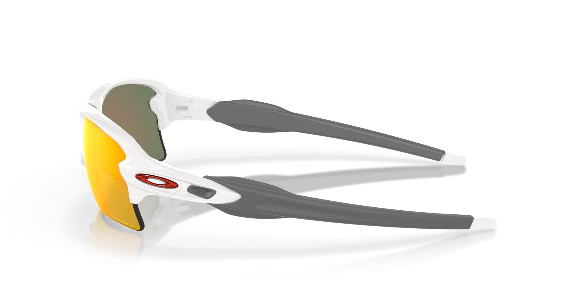 [Prizm Ruby Lenses, Polished White Frame]