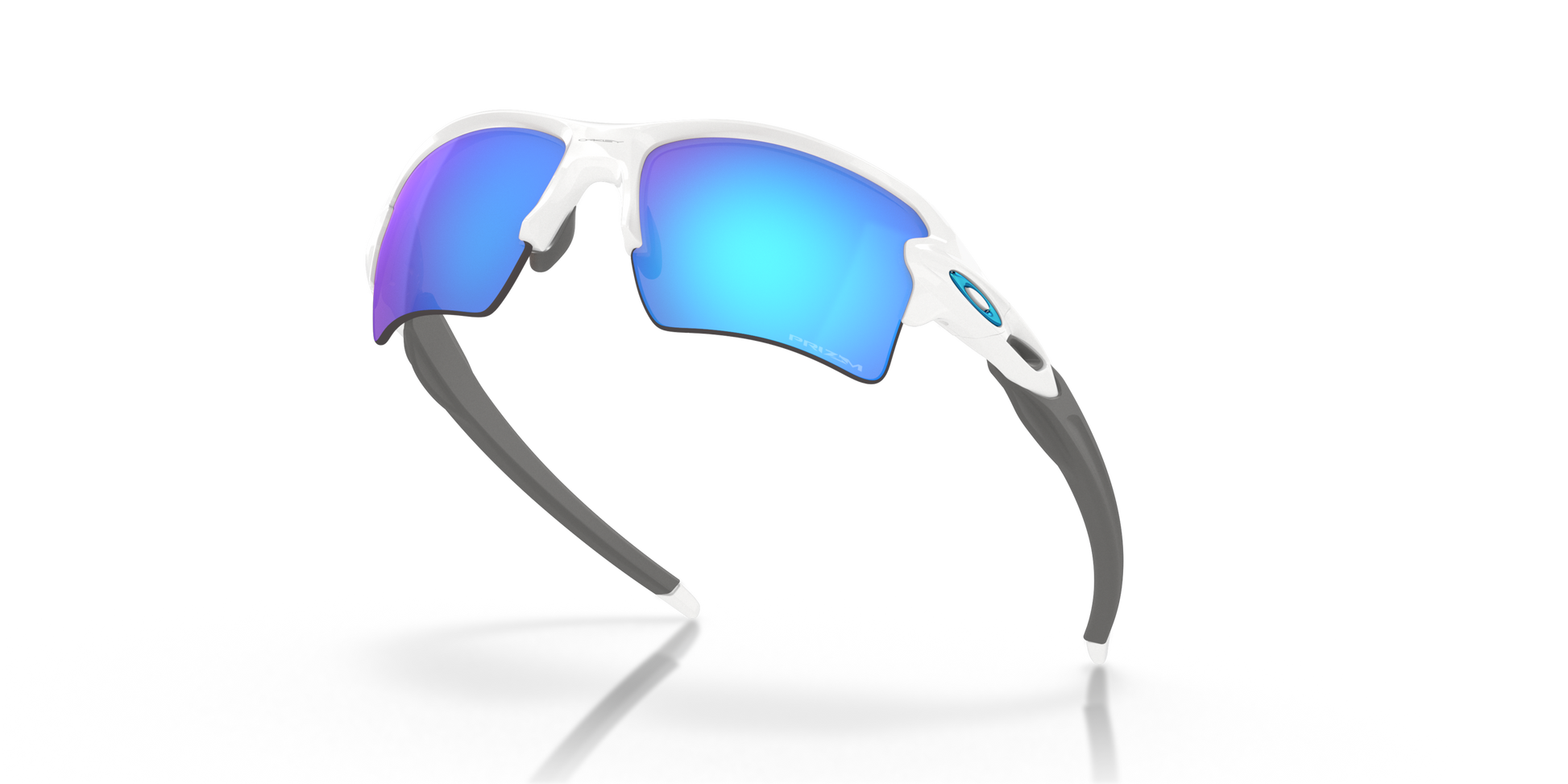[Prizm Sapphire Lenses, Polished White Frame]