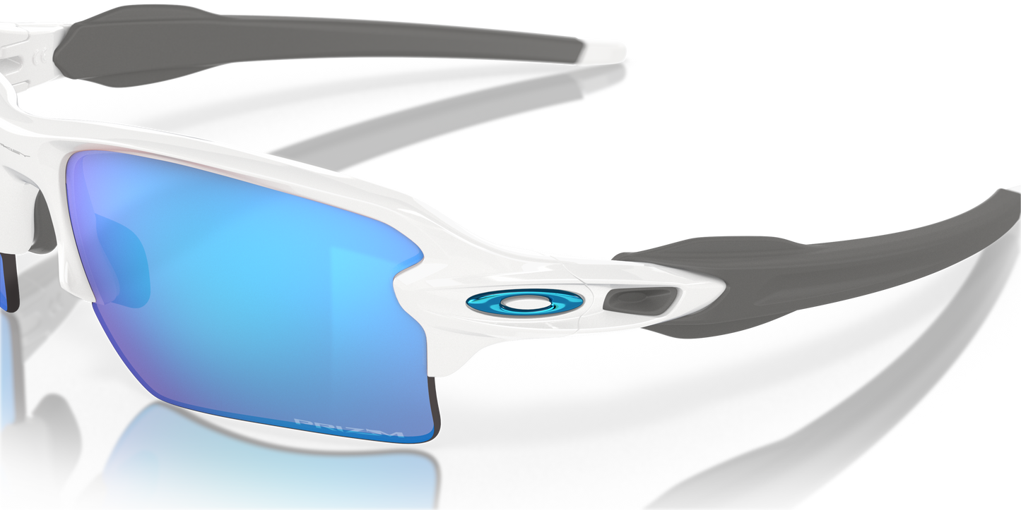 [Prizm Sapphire Lenses, Polished White Frame]