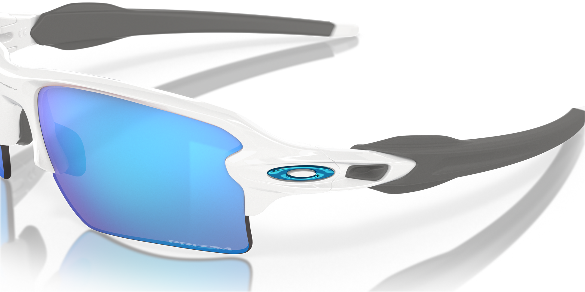[Prizm Sapphire Lenses, Polished White Frame]
