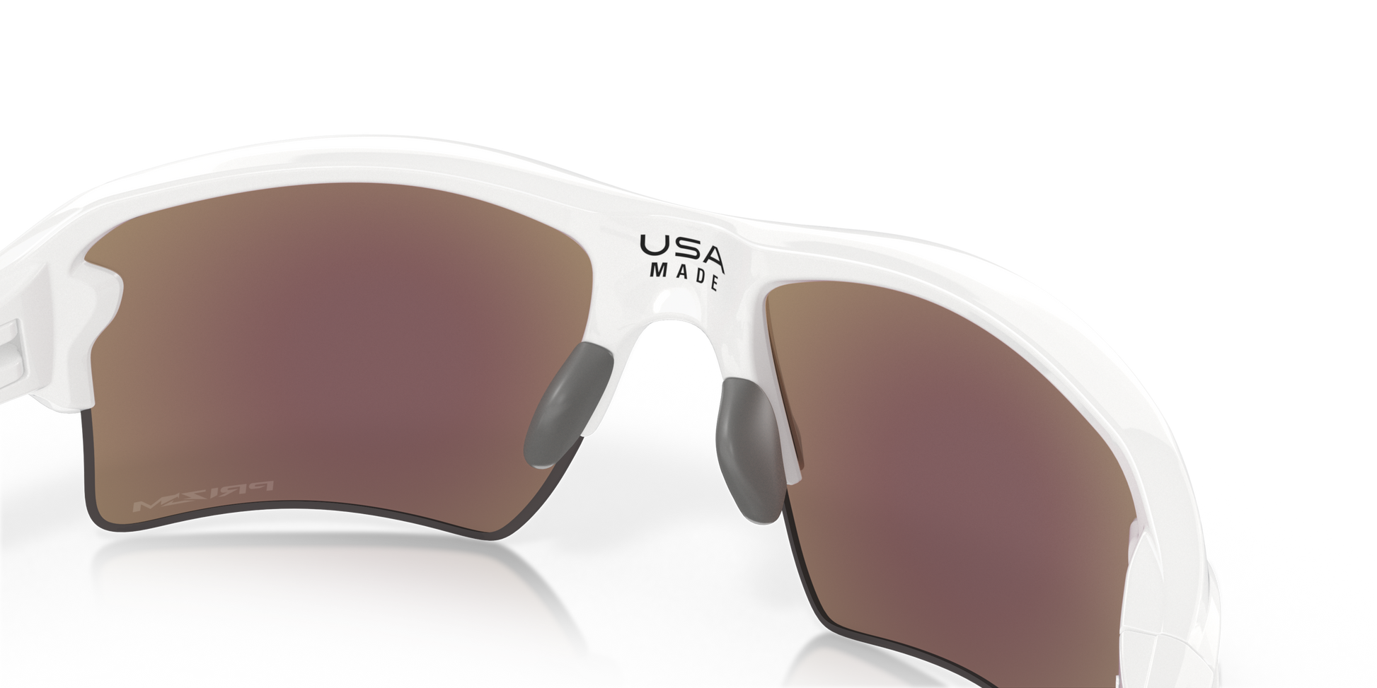 [Prizm Sapphire Lenses, Polished White Frame]