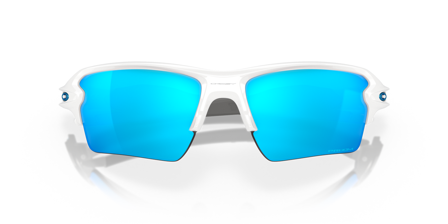 [Prizm Sapphire Lenses, Polished White Frame]