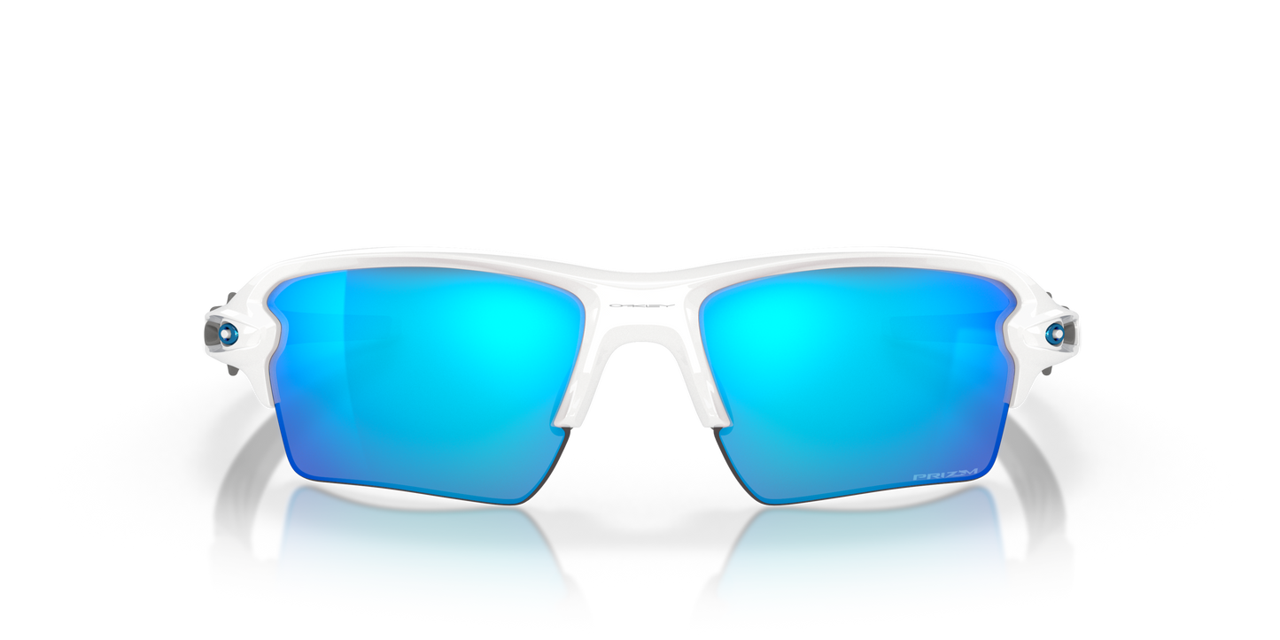 [Prizm Sapphire Lenses, Polished White Frame]