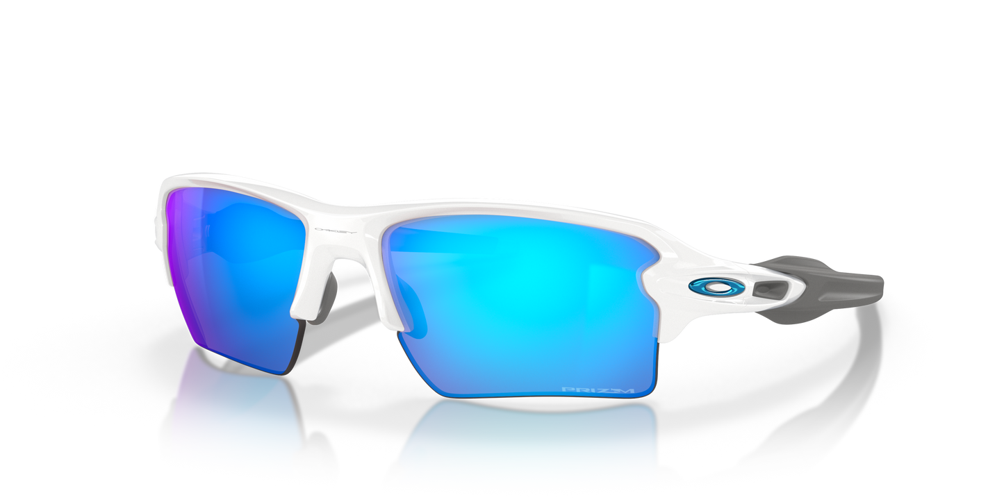 [Prizm Sapphire Lenses, Polished White Frame]