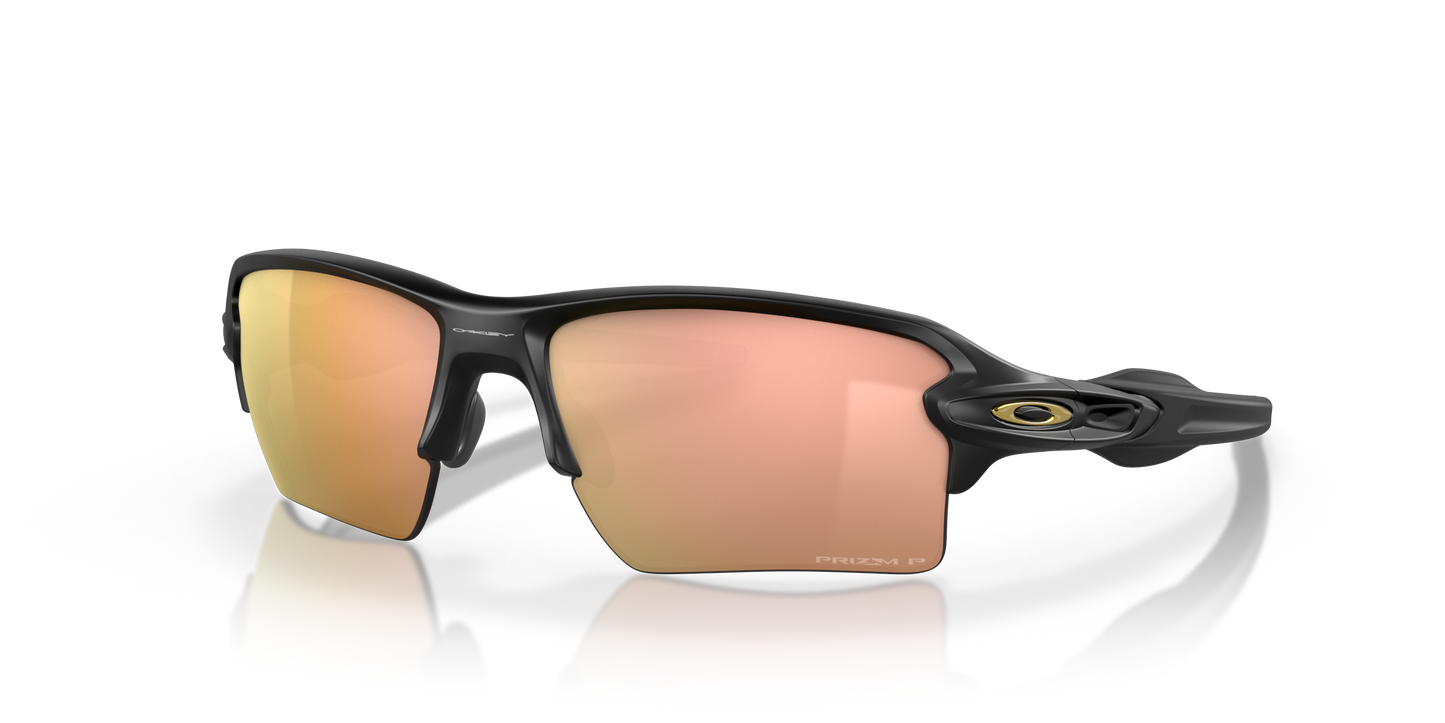 [Prizm Rose Gold Polarized Lenses, Matte Black Frame]