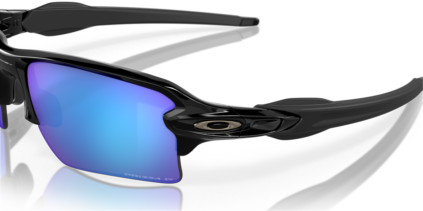 [Prizm Sapphire Polarized Lenses, Polished Black Frame]